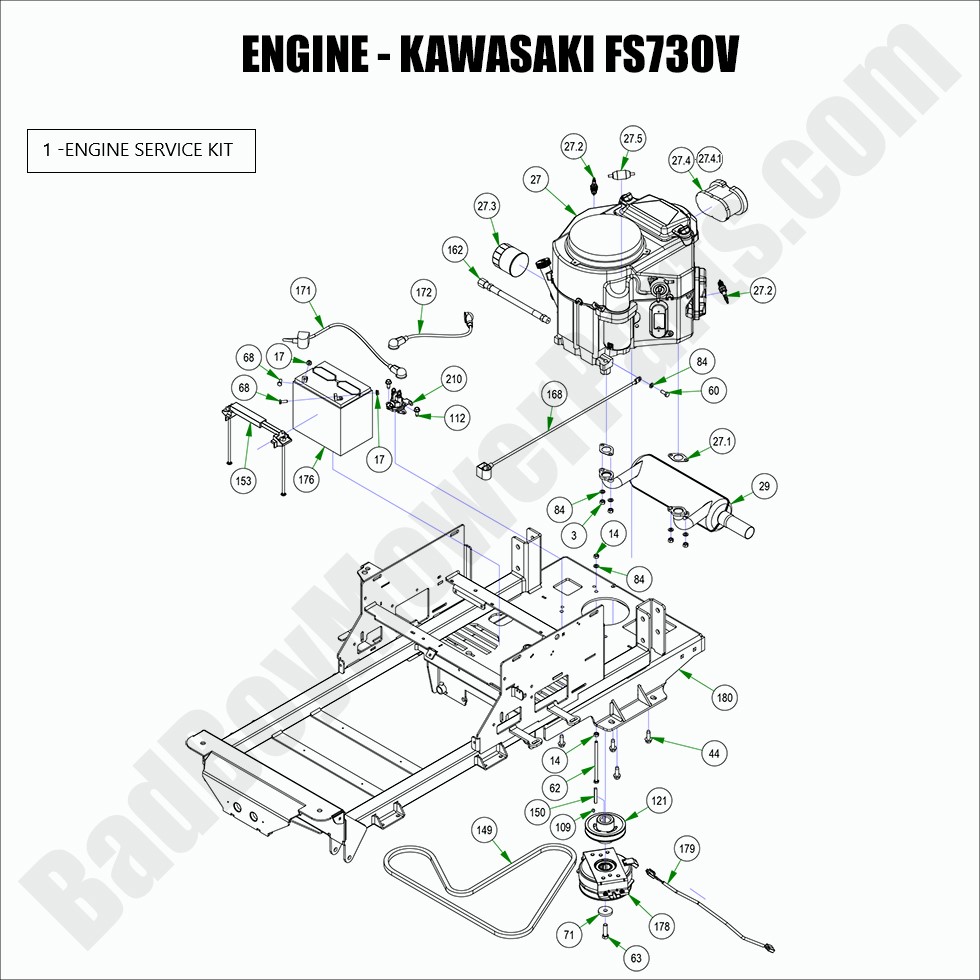 2022 Maverick Engine - Kawasaki FS730V